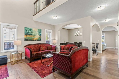 1269 Sherwood Boulevard Nw, Calgary, AB - Indoor Photo Showing Living Room