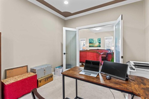 1269 Sherwood Boulevard Nw, Calgary, AB - Indoor Photo Showing Office