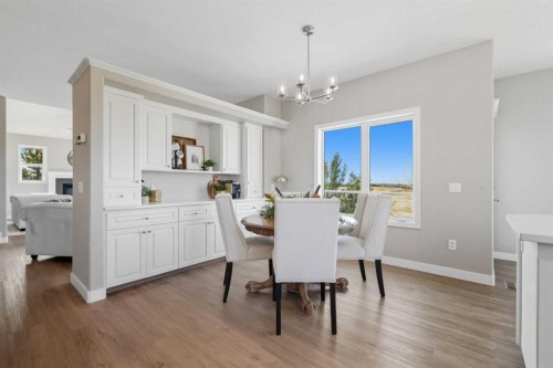 252047 Township Road 252, Rural Wheatland County, AB - Indoor Photo Showing Dining Room