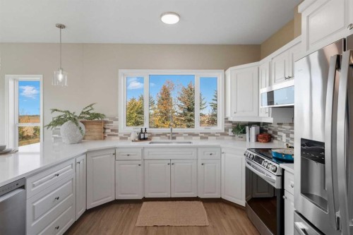 252047 Township Road 252, Rural Wheatland County, AB - Indoor Photo Showing Kitchen With Upgraded Kitchen