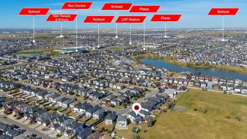 77 Taralea Green Ne, Calgary, AB - Outdoor With Body Of Water With View