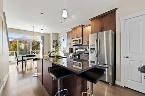 126 Skyview Ranch Road Ne, Calgary, AB - Indoor Photo Showing Kitchen With Double Sink With Upgraded Kitchen