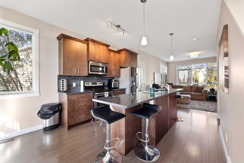 126 Skyview Ranch Road Ne, Calgary, AB - Indoor Photo Showing Kitchen With Double Sink With Upgraded Kitchen