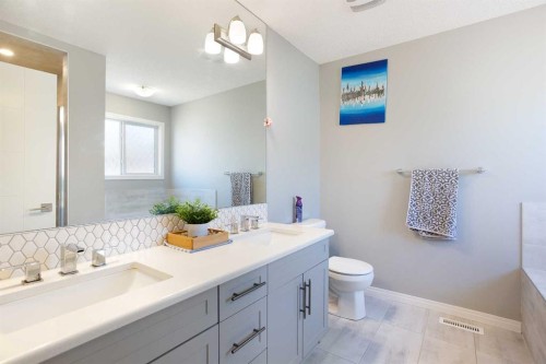 158 Osborne Common Sw, Airdrie, AB - Indoor Photo Showing Bathroom
