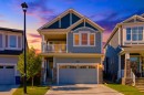 158 Osborne Common Sw, Airdrie, AB  - Outdoor With Balcony With Facade 