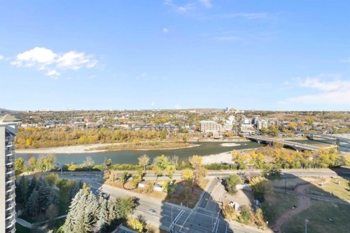 1901-1088 6 Avenue Sw, Calgary, AB - Outdoor With Body Of Water With View