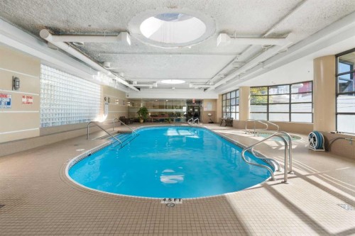 1901-1088 6 Avenue Sw, Calgary, AB - Indoor Photo Showing Other Room With In Ground Pool