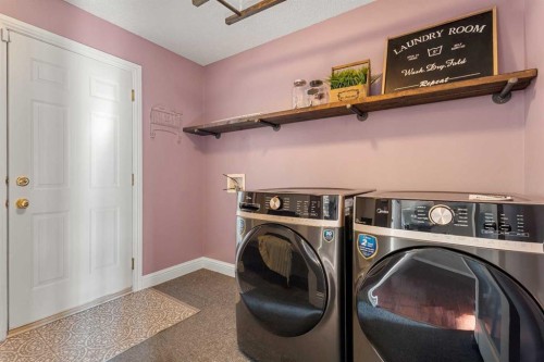 52 Canoe Road Sw, Airdrie, AB - Indoor Photo Showing Laundry Room