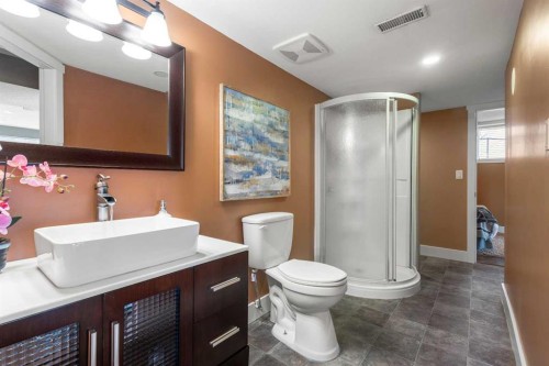 52 Canoe Road Sw, Airdrie, AB - Indoor Photo Showing Bathroom