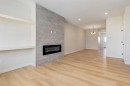 1993 Mccaskill Drive, Crossfield, AB  - Indoor Photo Showing Living Room With Fireplace 