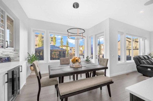 134 Corner Meadows Common Ne, Calgary, AB - Indoor Photo Showing Dining Room