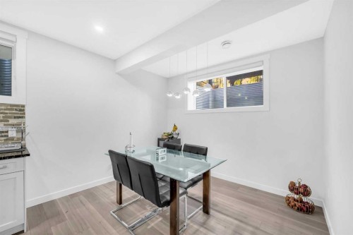 134 Corner Meadows Common Ne, Calgary, AB - Indoor Photo Showing Dining Room