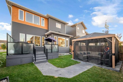 134 Corner Meadows Common Ne, Calgary, AB - Outdoor With Deck Patio Veranda