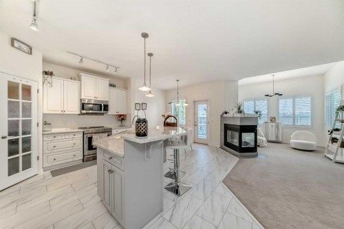 82 Mt Gibraltar Heights Se, Calgary, AB - Indoor Photo Showing Kitchen With Upgraded Kitchen