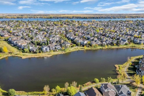 110 West Creek Bay, Chestermere, AB - Outdoor With Body Of Water With View