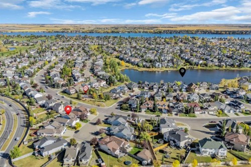 110 West Creek Bay, Chestermere, AB - Outdoor With Body Of Water With View
