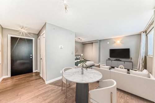 103-120 24 Avenue Sw, Calgary, AB - Indoor Photo Showing Living Room