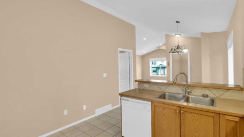 40 Saddlefield Road Ne, Calgary, AB - Indoor Photo Showing Kitchen With Double Sink