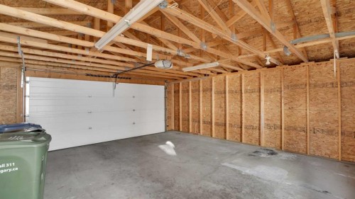 40 Saddlefield Road Ne, Calgary, AB - Indoor Photo Showing Garage