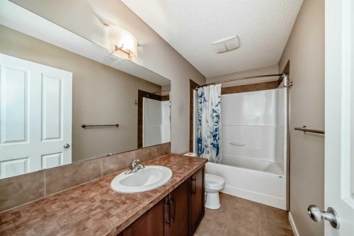 144 Reunion Grove Nw, Airdrie, AB - Indoor Photo Showing Bathroom