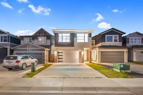 96 Savanna Lane Ne, Calgary, AB - Outdoor With Facade