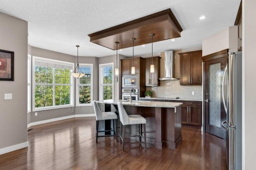 145 Sage Meadows Circle Nw, Calgary, AB - Indoor Photo Showing Kitchen With Upgraded Kitchen