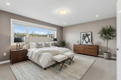 145 Sage Meadows Circle Nw, Calgary, AB - Indoor Photo Showing Bedroom