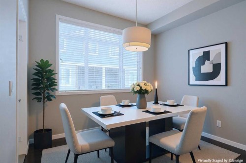 185 Panatella Square Nw, Calgary, AB - Indoor Photo Showing Dining Room