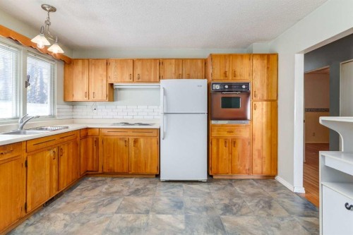 244 Maple Court Crescent Se, Calgary, AB - Indoor Photo Showing Kitchen With Double Sink