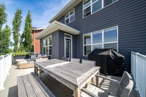 27 Sunset Park, Cochrane, AB - Outdoor With Deck Patio Veranda With Exterior