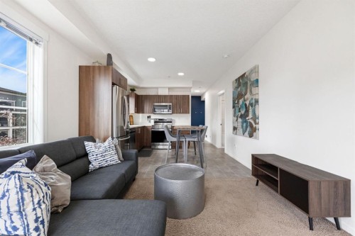 3308-215 Legacy Boulevard Se, Calgary, AB - Indoor Photo Showing Living Room