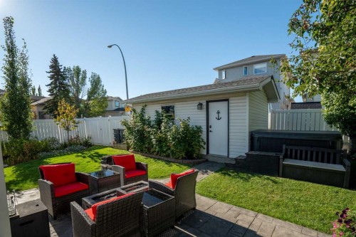 177 Hidden Vale Close Nw, Calgary, AB - Outdoor With Deck Patio Veranda