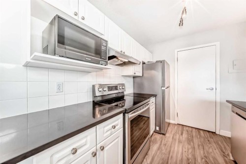 903-1330 15 Avenue Sw, Calgary, AB - Indoor Photo Showing Kitchen With Double Sink