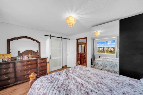 308 Taracove Estate Drive Ne, Calgary, AB - Indoor Photo Showing Bedroom