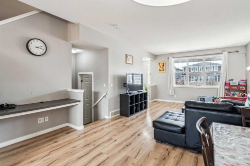 368 Redstone Drive Ne, Calgary, AB - Indoor Photo Showing Living Room