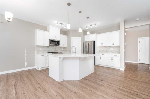 243 Kinniburgh Road, Chestermere, AB - Indoor Photo Showing Kitchen With Upgraded Kitchen