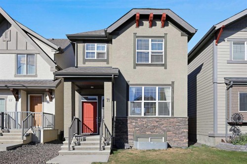 71 Masters Heights Se, Calgary, AB - Outdoor With Facade