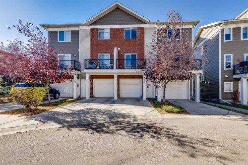 155 Silverado Common Sw, Calgary, AB - Outdoor With Balcony With Deck Patio Veranda With Facade