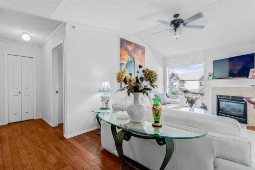 308-3308 Valleyview Park Se, Calgary, AB - Indoor With Fireplace