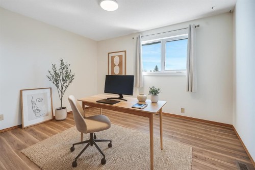 107 Wood Valley Drive Sw, Calgary, AB - Indoor Photo Showing Office