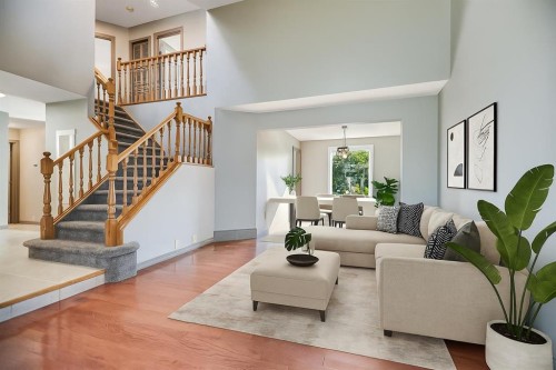 107 Wood Valley Drive Sw, Calgary, AB - Indoor Photo Showing Living Room
