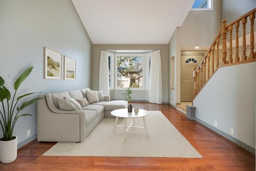 107 Wood Valley Drive Sw, Calgary, AB - Indoor Photo Showing Living Room