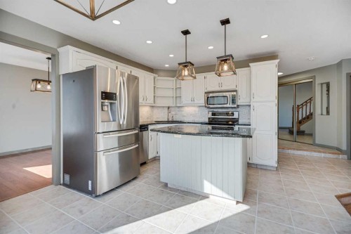 107 Wood Valley Drive Sw, Calgary, AB - Indoor Photo Showing Kitchen With Stainless Steel Kitchen With Upgraded Kitchen
