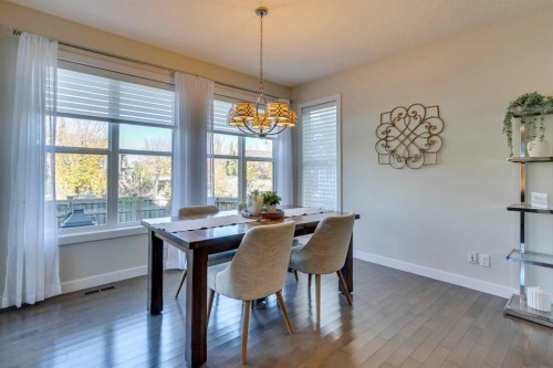 522 Mahogany Manor Se, Calgary, AB - Indoor Photo Showing Dining Room