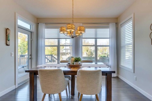 522 Mahogany Manor Se, Calgary, AB - Indoor Photo Showing Dining Room