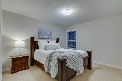 522 Mahogany Manor Se, Calgary, AB - Indoor Photo Showing Bedroom