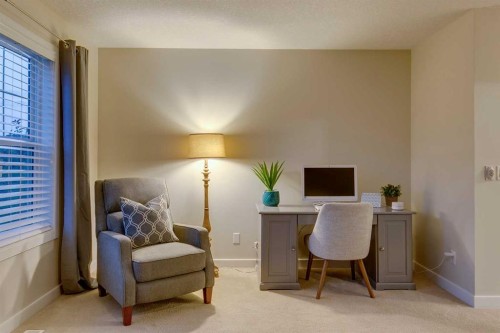 522 Mahogany Manor Se, Calgary, AB - Indoor Photo Showing Office