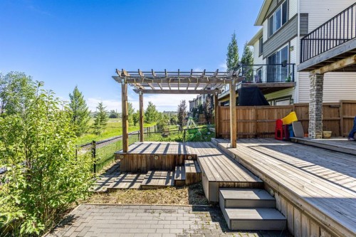 263 Chaparral Valley Way Se, Calgary, AB - Outdoor With Deck Patio Veranda With Exterior