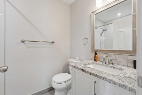 31 Applegrove Crescent Se, Calgary, AB - Indoor Photo Showing Bathroom