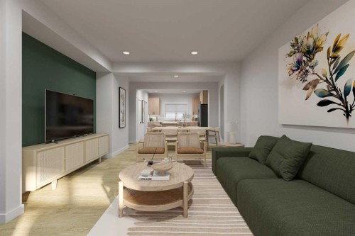 103-30 Rochester View Nw, Calgary, AB - Indoor Photo Showing Living Room